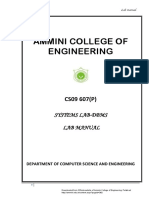 CS09 607 (P) - DBMS Lab Manual PDF