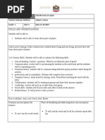 Parts of Plant Lesson Plan