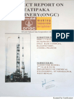 Project On Tatipaka Refinery (2018-19)