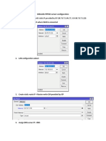 Mikrotik Static IP WAN - LAN PPPoE Server Config