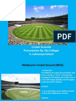 Cricket Stadium PPT by Dia Fulfagar