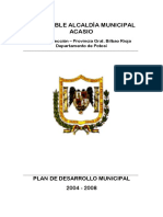 PDM Municipio Acasio