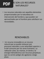 Que Son Los Recursos Naturales