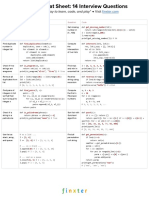 CheatSheet Python 6 - Coding Interview Questions