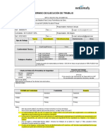 Permiso de Ejecución de Trabajo - NUEVO