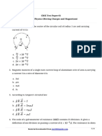 12 Physics Test Paper CH 4 1