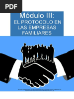 Gerencia de Empresas Familiares Módulo III