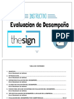 Instructivo Evaluacion Del Desempeño