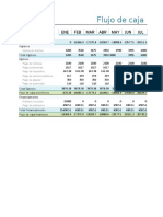 Flujo de Caja en Excel