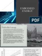 Embodied Energy