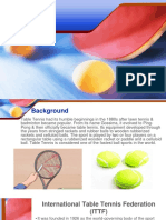 Fundamentals of Table Tennis