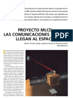 Proyecto MLCD: Las Comunicaciones Ópticas Llegan Al Espacio (Por Alberto Carrasco Casado)