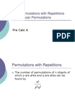 13-2 Permutations With Repetitions and Circular Permutations