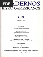 Cuadernos Hispanoamericanos 618