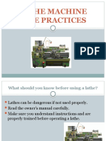 Lathe Machine Safe Practices