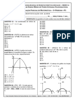 Prova Função Quadrática