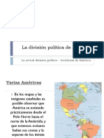 La División Política de América