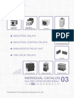 Fuji Electricalcomponants Industrialrelays Industrialcontrolrelays Annunciatorrelays Timedelayrelays Cat 20thedition 03