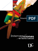 Intervenciones en Teoria Cultural-Libro