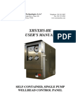 XH5 Hydraulic Wellhead Control Panel Manual 2018a