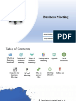 Managerial Communication Presentation On Business Meetings