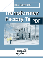 Transformer Factory Tests - TESLA INSTITUTE PDF