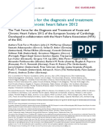 ESC Guidelines For The Diagnose