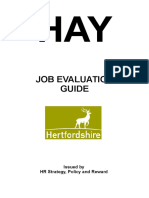 Job Evaluation Guide - Hay Method