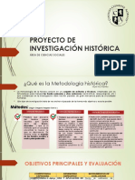 Proyecto de Investigación Histórica - Modelo