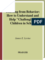 (Child Psychology and Mental Health) James E. Levine - Learning From Behavior - How To Understand and Help Challenging Children in School-Praeger (2007) PDF