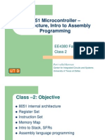 8051 Microcontroller - Architecture, Intro To Assembly Programming