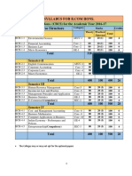 Syllabus Bcom (Hons & Pass) CBCS PDF