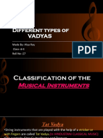 Different Types of Vadyas