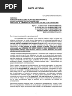 Carta Notarial