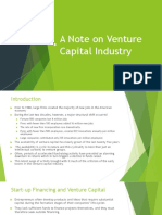 A Note On Venture Capital Industry