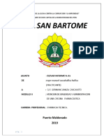 1er Informe de Practicas San Bartolome