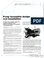 Pump Baseplate Design and Installation PDF