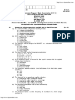 Btech Eee 3 Sem Analog Electronic Circuits Pel3i102 2018