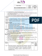 IC407 Biomedical Instrumentation