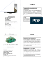 Minerales y Sus Propiedades