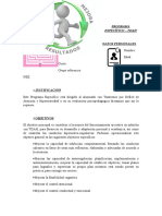 Modelo Programa Específico TDAH