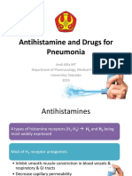 Antihistamine and Drugs For Pneumonia