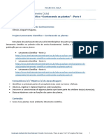 2019 - Plano de Aula - LETRAMENTO CIENTÍFICO PLANTAS PARTE 1 - Angélica Oriani