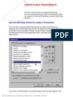 Use The ADO Control in Your Visual Basic 6 Projects
