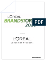 Welcome Letter To L'Oreal Brand Storm