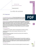 Fiche Enseignant Seance de Travail Sur Le Racisme PDF