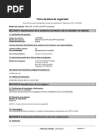 Ficha de Seguridad Tambores Portatiles de Espuma Ansul