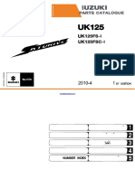 Suzuki Skydrive 125 Parts Catalog