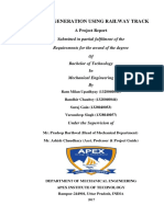 Power Generation by Using Railway Trackfinal Year Project