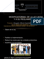 Modificatoria Ley 30222